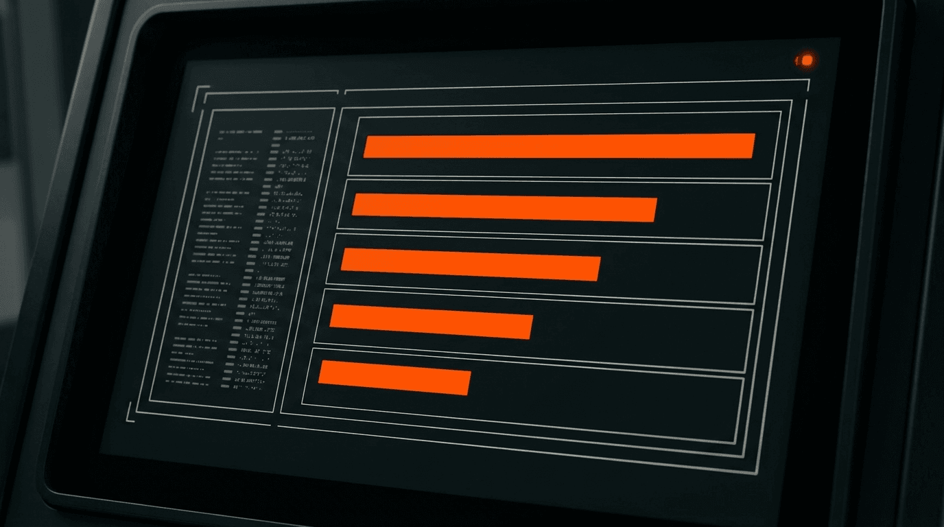 Preview of the Scan's ranked results: five rows with orange score bars of decreasing length